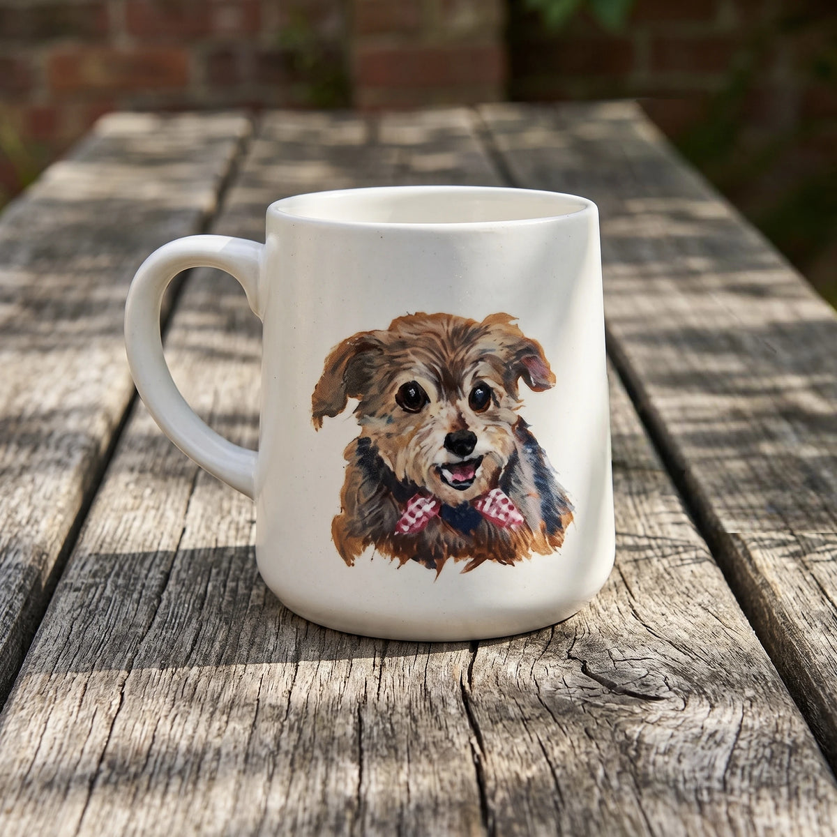 Custom Pet Portrait Ceramic Mug with Lid & Spoon Gift Box Set | 15oz