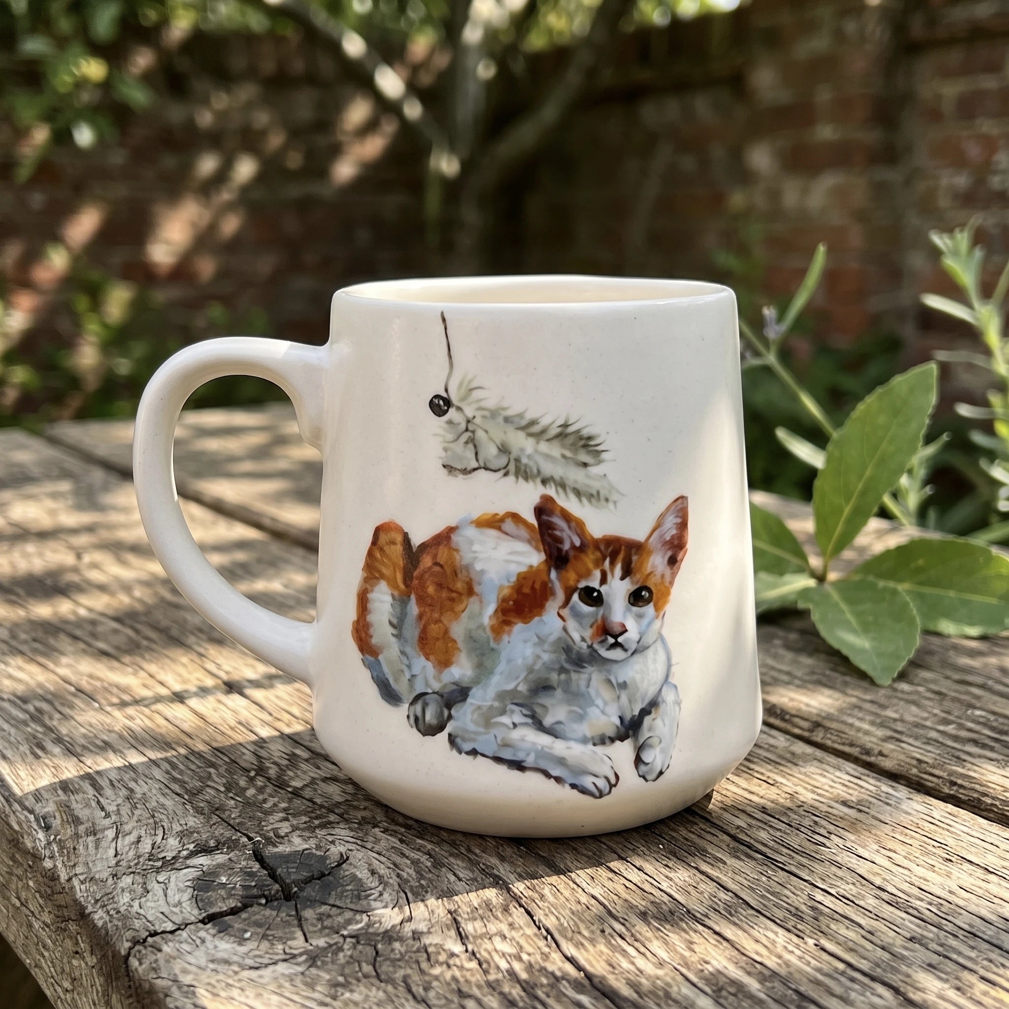 Custom Pet Portrait Ceramic Mug with Lid & Spoon Gift Box Set | 15oz