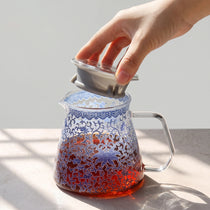 Hand-Blown Glass Pour-Over Coffee Maker Set with V60 Dripper | 15oz