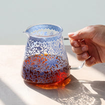 Hand-Blown Glass Pour-Over Coffee Maker Set with V60 Dripper | 15oz