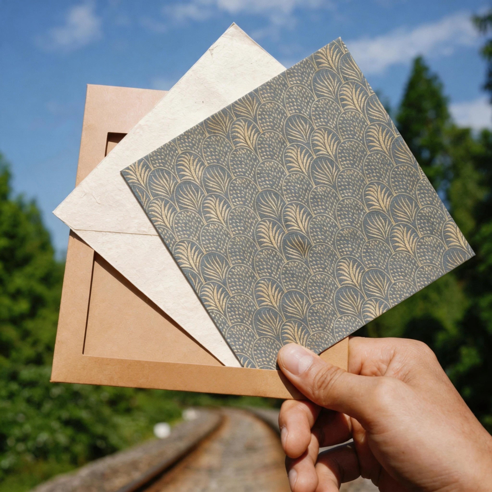 Custom Handwritten Greeting Card | Handmade Plant Fiber Paper
