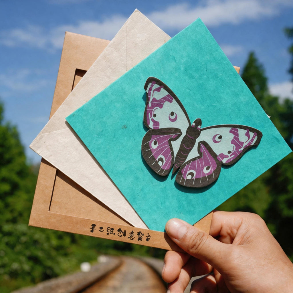 Custom Handwritten Greeting Card | Handmade Plant Fiber Paper
