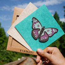 Custom Handwritten Greeting Card | Handmade Plant Fiber Paper