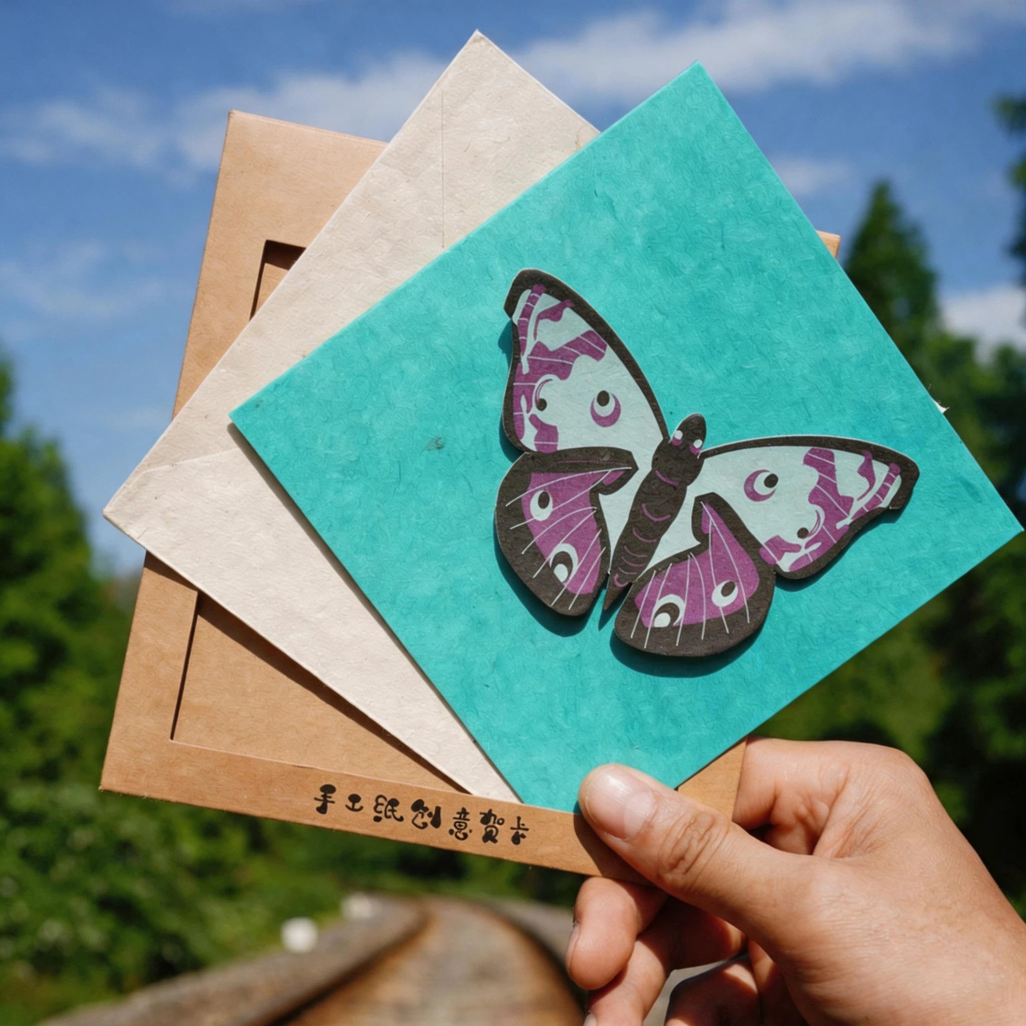 Custom Handwritten Greeting Card | Handmade Plant Fiber Paper