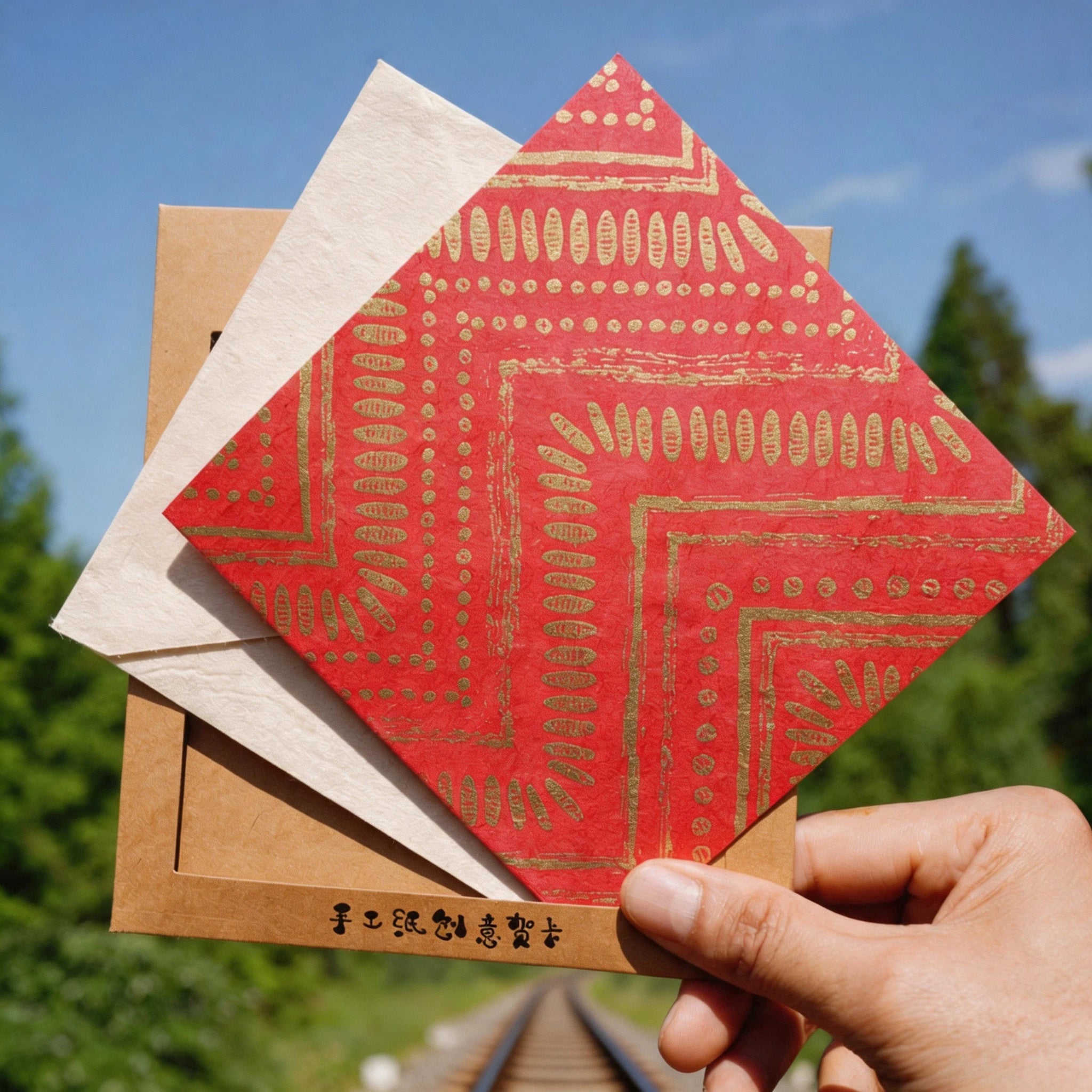 Custom Handwritten Greeting Card | Handmade Plant Fiber Paper