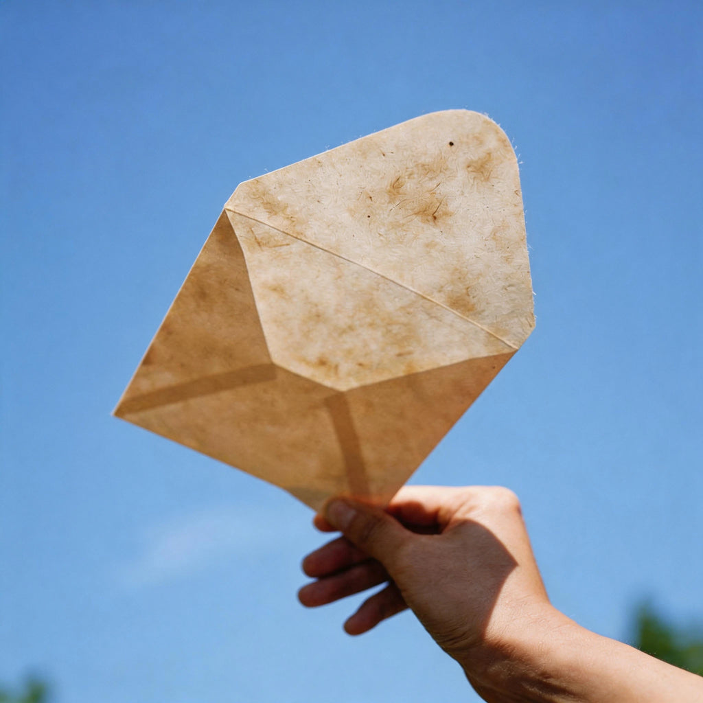 Custom Handwritten Greeting Card | Handmade Plant Fiber Paper
