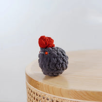 Handmade Crochet Chicken Plushie & Desk Companion