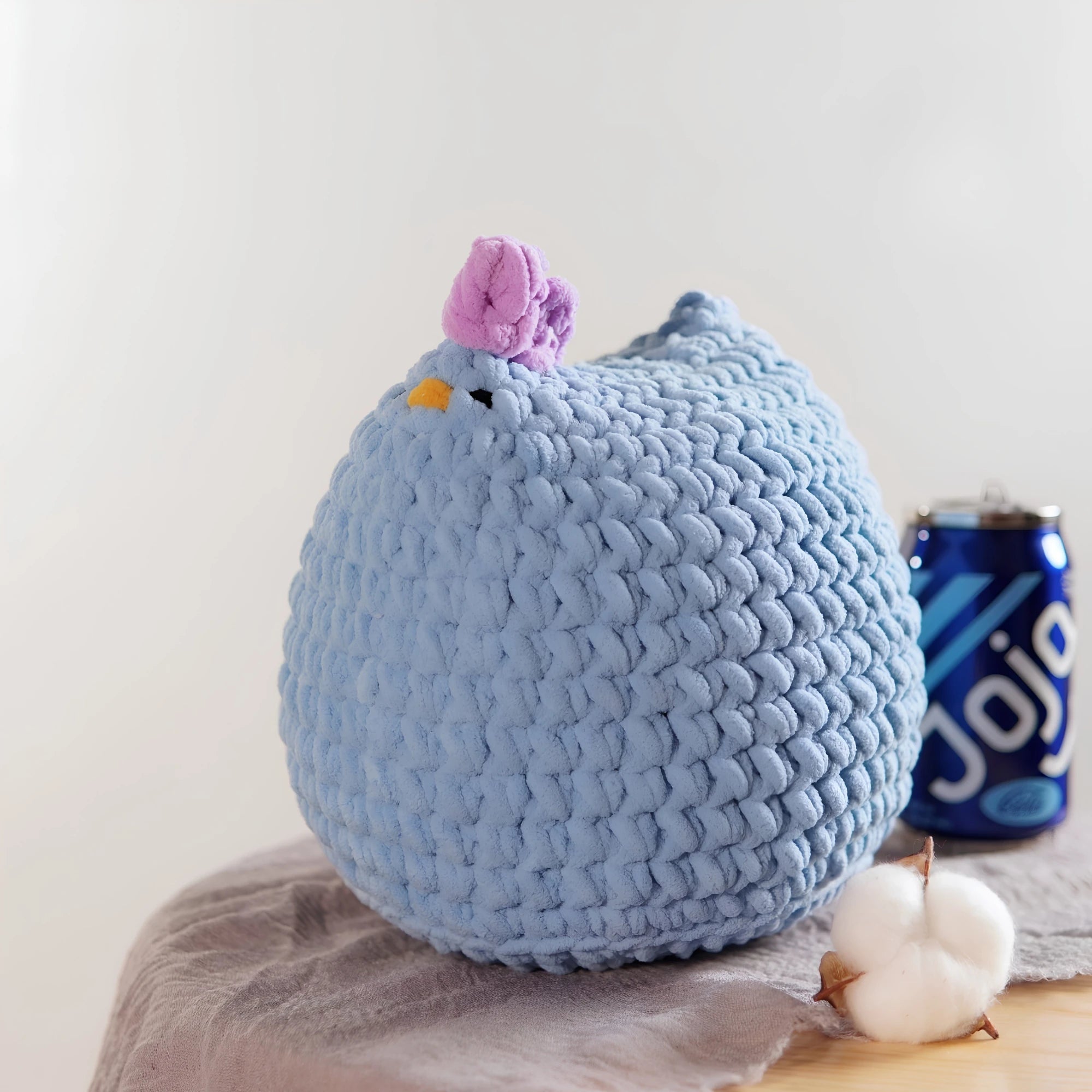Handmade Crochet Chicken Plushie & Desk Companion