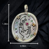 Handmade Dancing Skeleton Pet Pendant Necklace