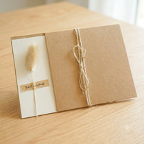 Handmade Dried Flower Greeting Cards (Set of 10) | Kraft Note Cards