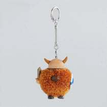 Handcrafted Wooden Viking Charm & Keychain