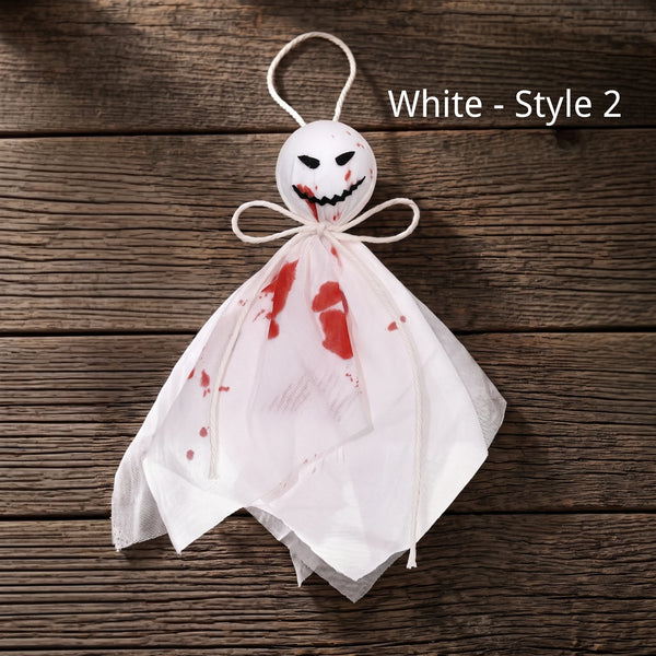 Hanging Cheesecloth Ghost Ornaments | 6.7" Floating Halloween Tree Decor