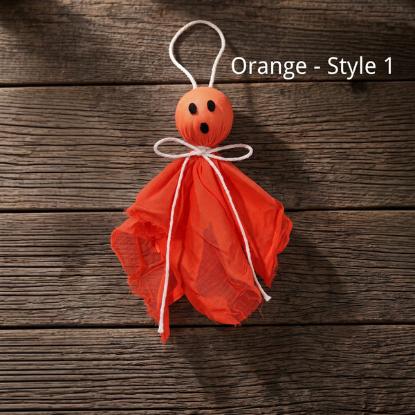 Hanging Cheesecloth Ghost Ornaments | 6.7" Floating Halloween Tree Decor