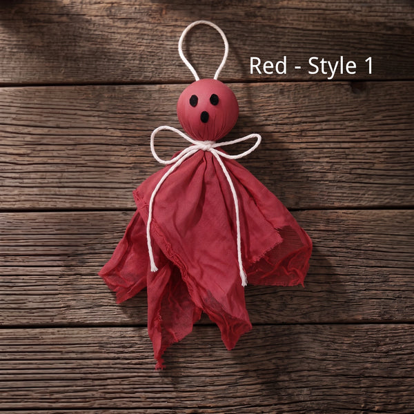 Hanging Cheesecloth Ghost Ornaments | 6.7" Floating Halloween Tree Decor