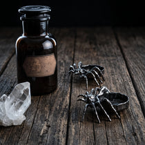 Spider Ring Dish & Gothic Metal Jewelry Tray | 3-in-1 Stand
