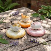 Spinning Cat Ceramic Mug with Lid | 360° Interactive Fidget Cup (13oz)