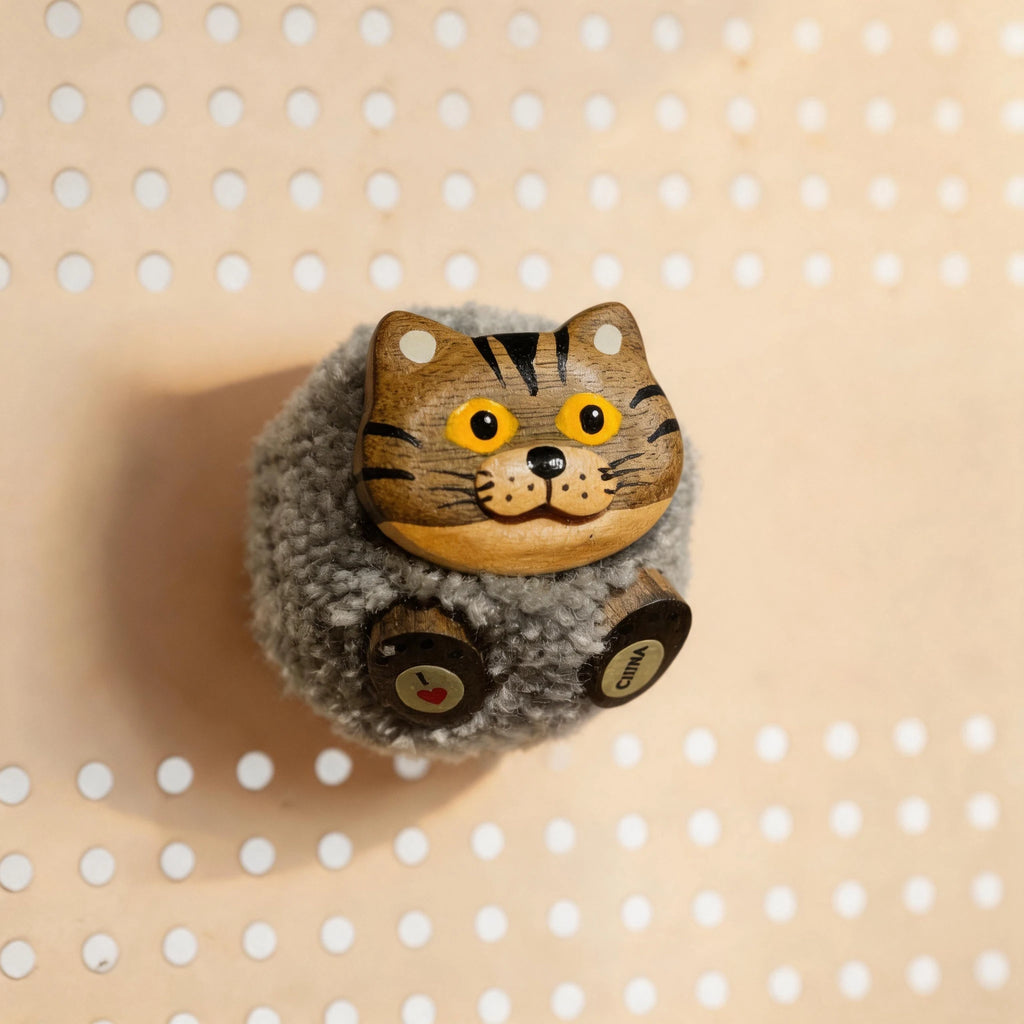 Handcrafted Wooden Animal Magnet & Car Vent Diffuser