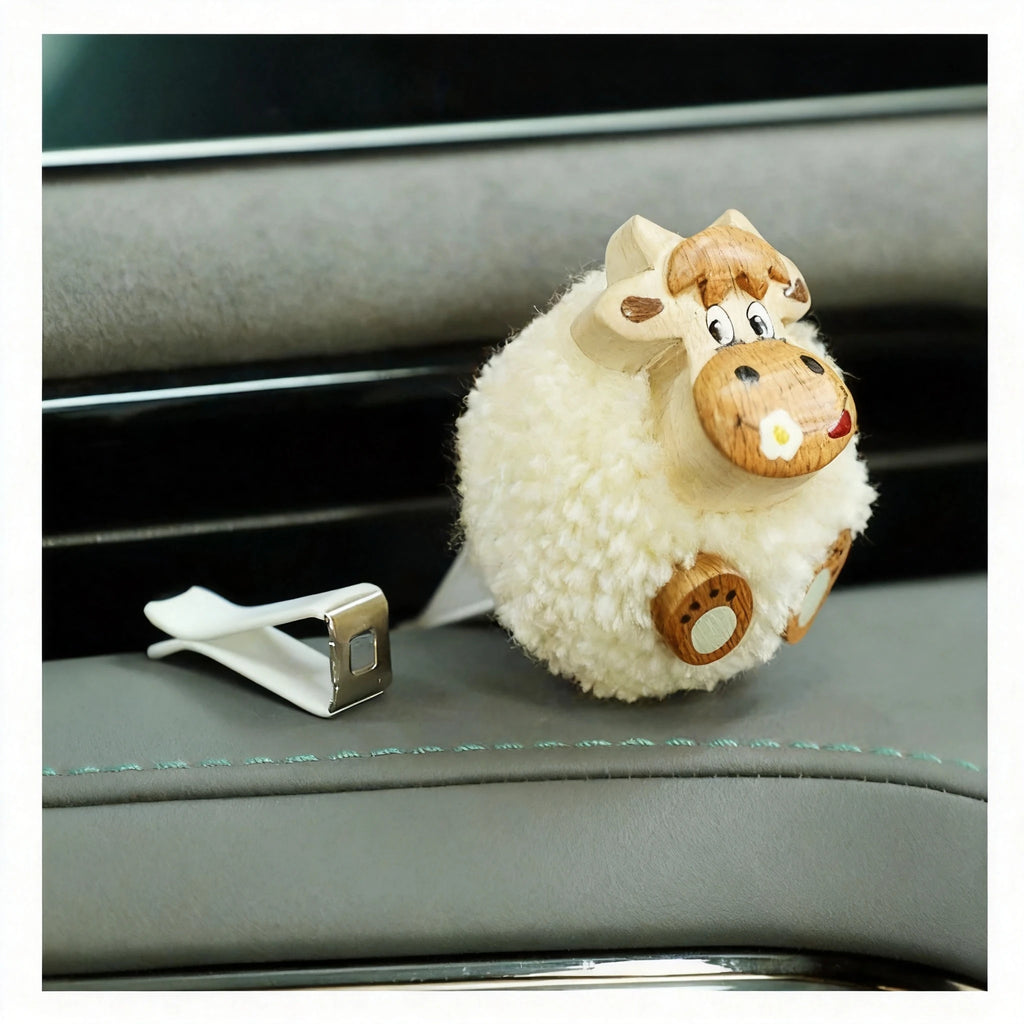 Handcrafted Wooden Animal Magnet & Car Vent Diffuser