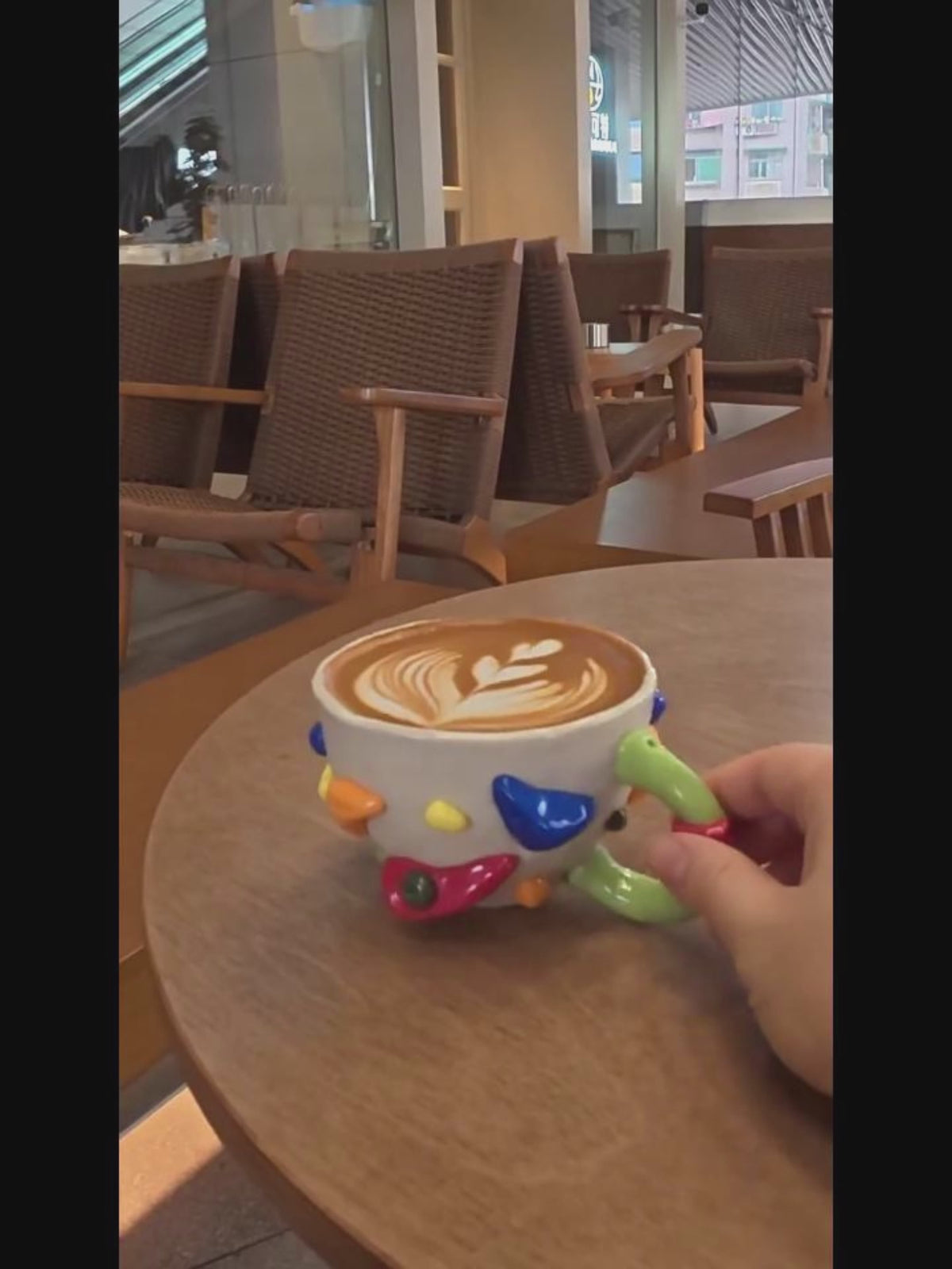 Personalized Ceramic Rock Climbing Mug with 3D Holds | 11.8oz
